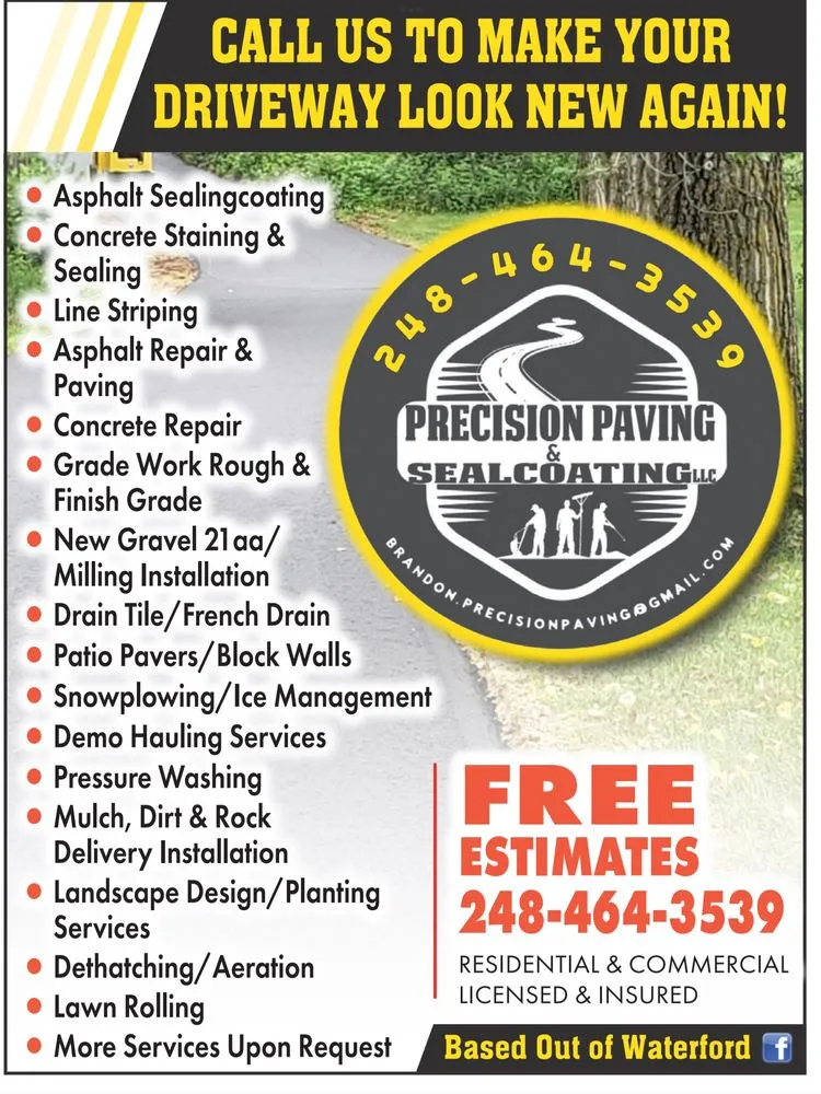 Affordable residential landscaping with custom design in Waterford Township, MI by Precision Paving and Sealing