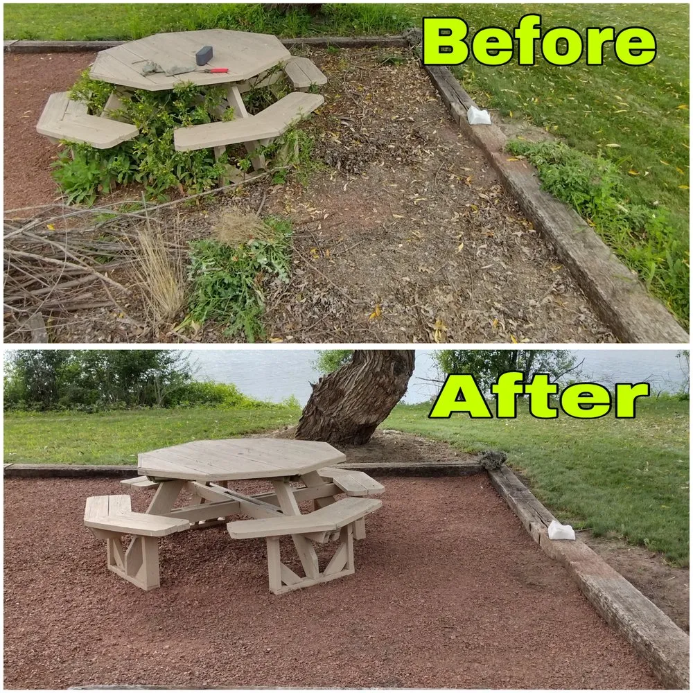 Professional lawn mowing service with custom design in Beloit, WI by Precision Plus