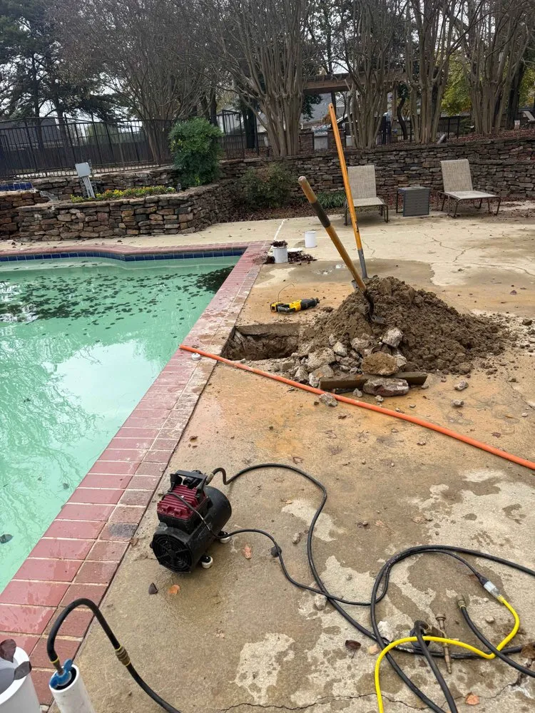 Professional lawn mowing service for residential properties in Memphis, TN by Precision Pools & Landscapes