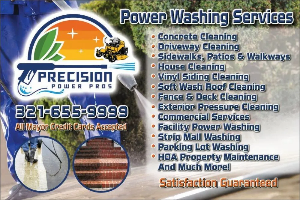 Professional lawn care service for residential properties in Kissimmee, FL by Precision Power Pros