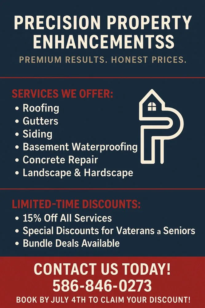 Local outdoor landscaping for residential properties across Sterling Heights, MI - Precision Property Enhancements