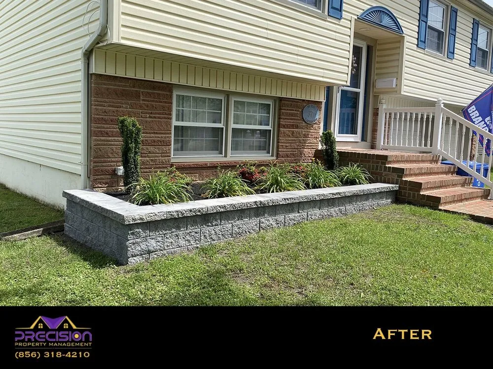 Top-rated landscape installation for residential properties in Cherry Hill, NJ by precision property management