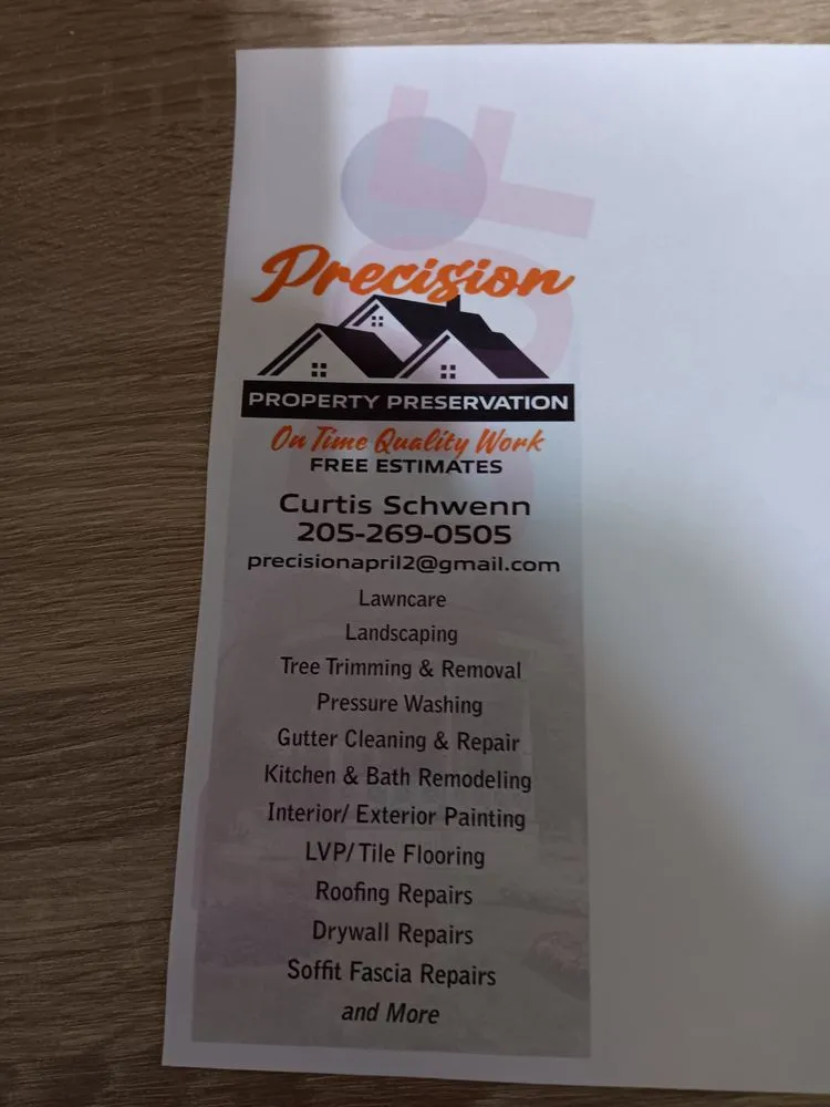 Affordable residential landscaping in Dora, AL by Precision Property Preservation