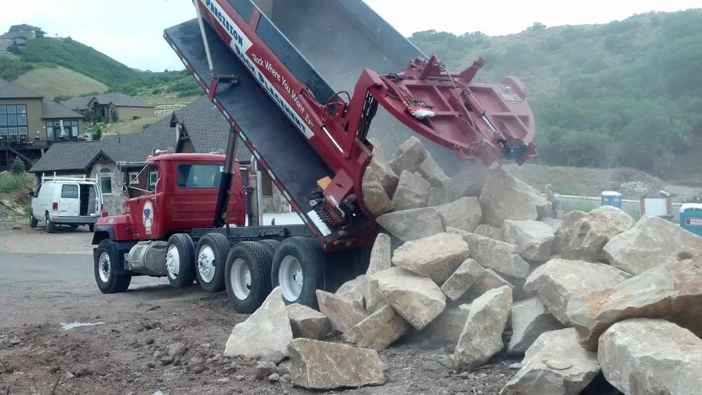 Professional lawn care service in Salt Lake City, UT by Precision Rock Placement