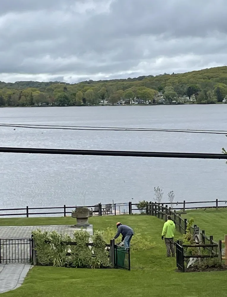 Custom landscape installation in Hackettstown, NJ - Precision Tree & Landscape