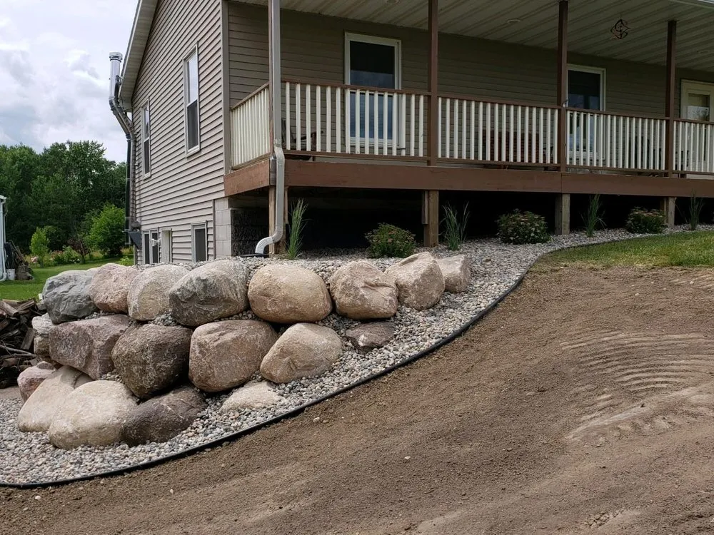 Top-rated lawn mowing service with custom design in Jordan, MN by Precision Yard Services