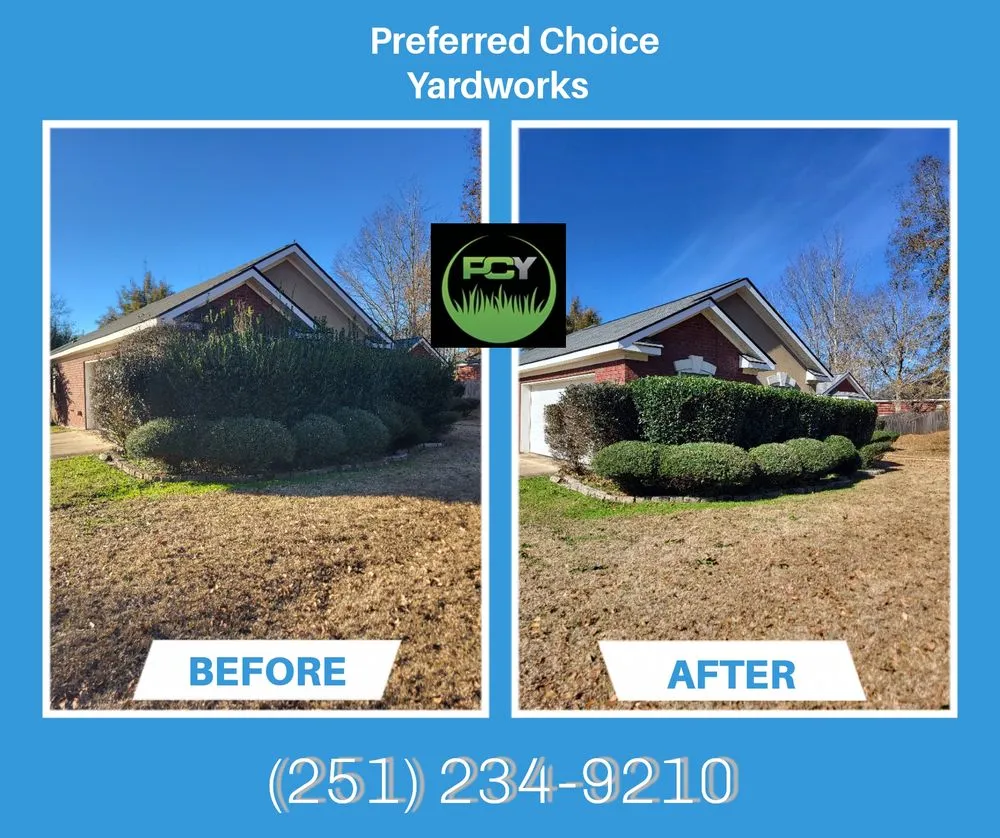 Trusted landscape design in Wilmer, AL by Preferred Choice Yardworks