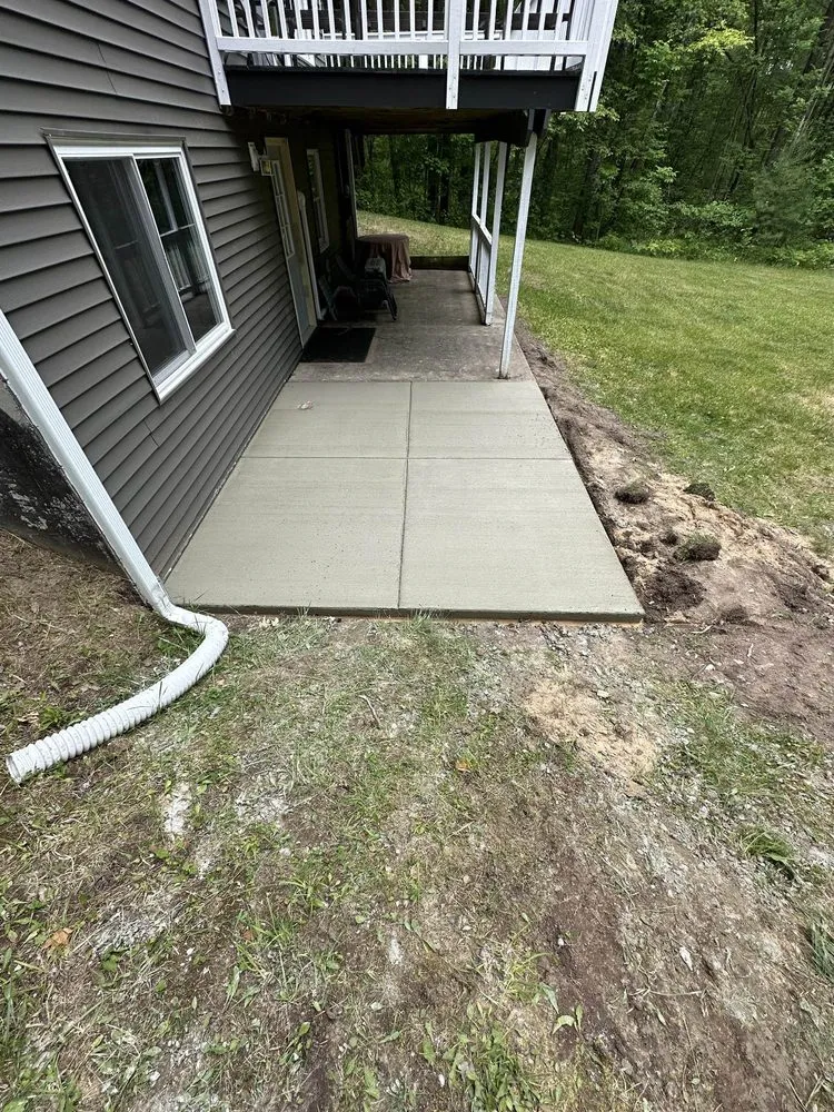 Professional landscaping services in Prescott, MI by Preferred Concrete