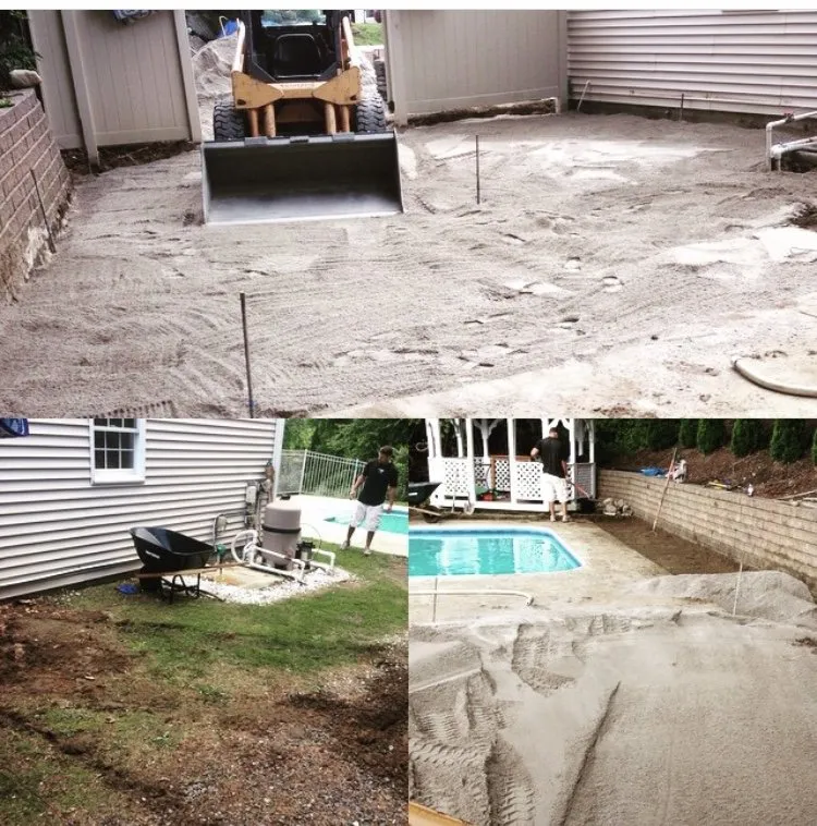 Custom landscape installation with custom design in Wolcott, CT by Preferred Landscaping & Construction