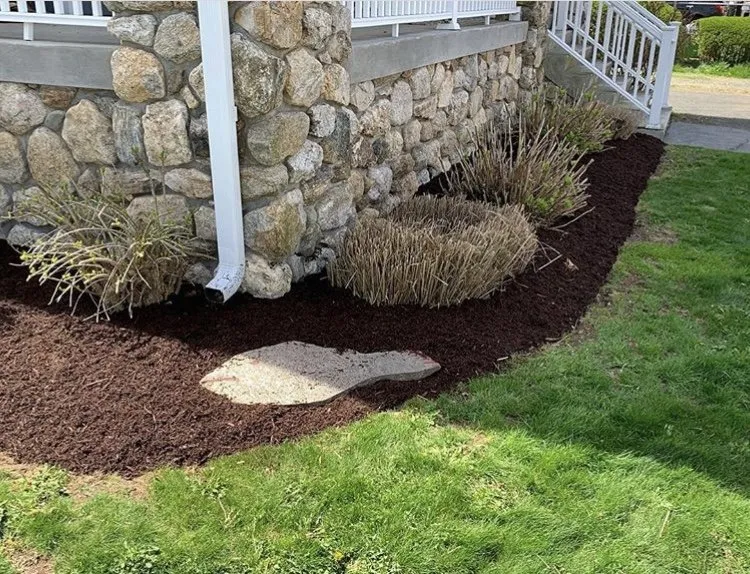 Custom landscape installation in Wolcott, CT by Preferred Landscaping & Construction
