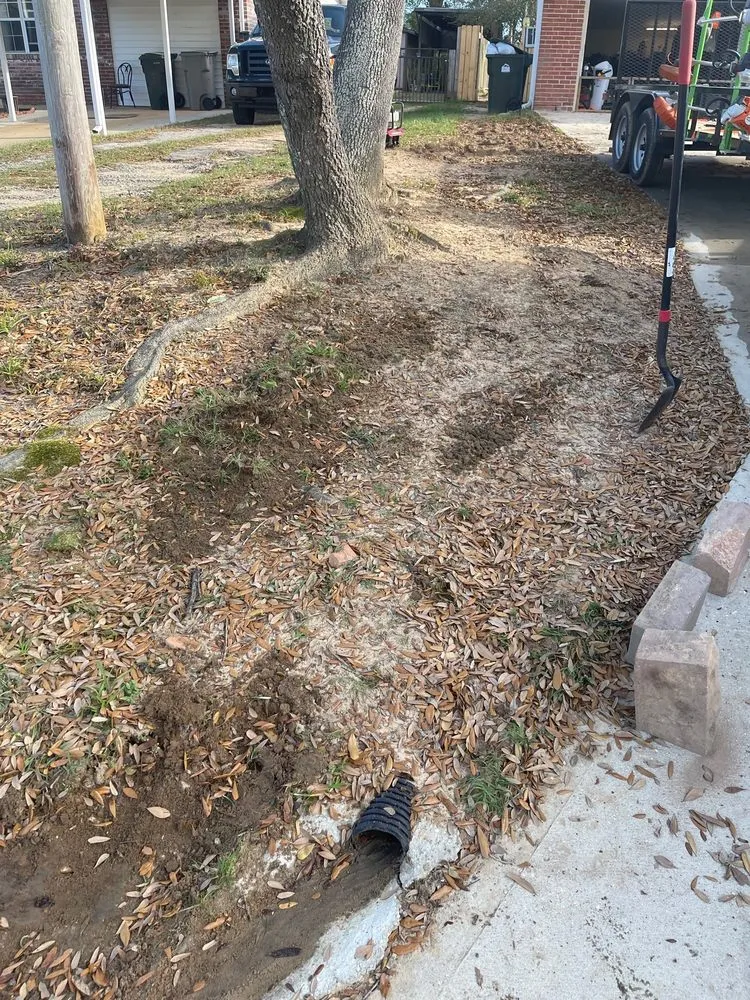 Custom yard cleanup service for year-round maintenance in Pensacola, FL by Preferred Lawn Care and Maintenance