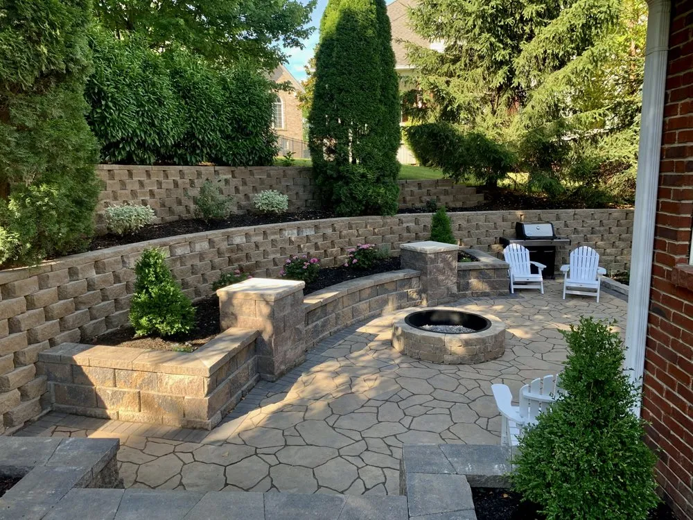 Professional landscape installation for residential properties in Louisville, KY by Preferred Outdoor Designs