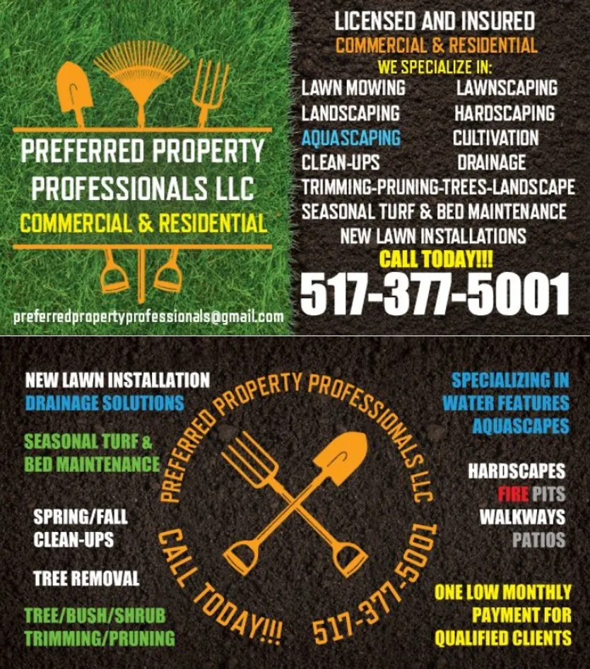 Reliable lawn care service experts serving Lansing, MI - Preferred Property Professionals