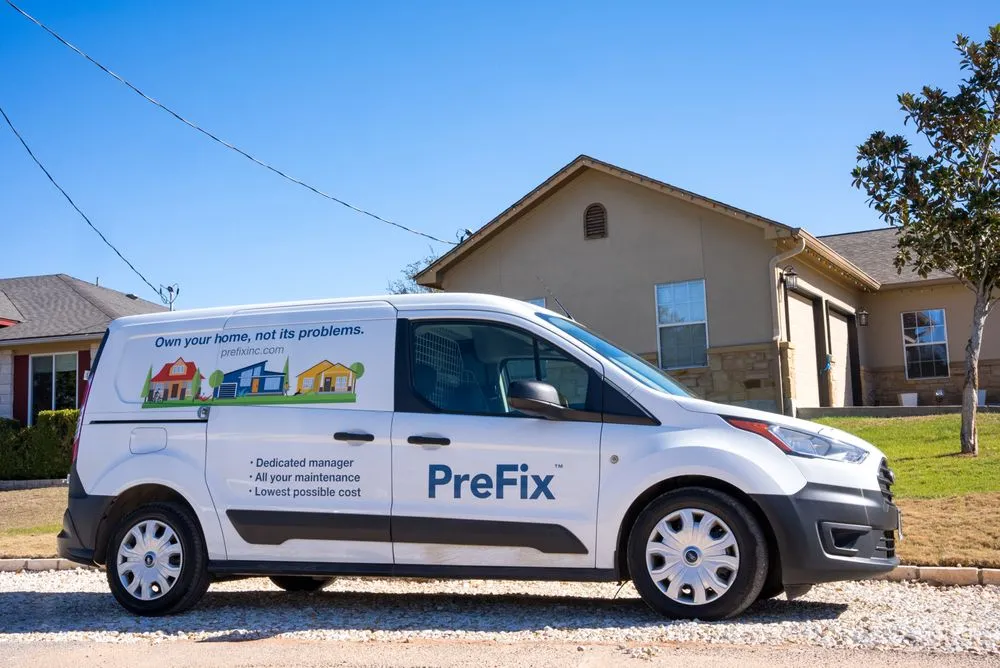 Professional lawn mowing service in Houston, TX by PreFix