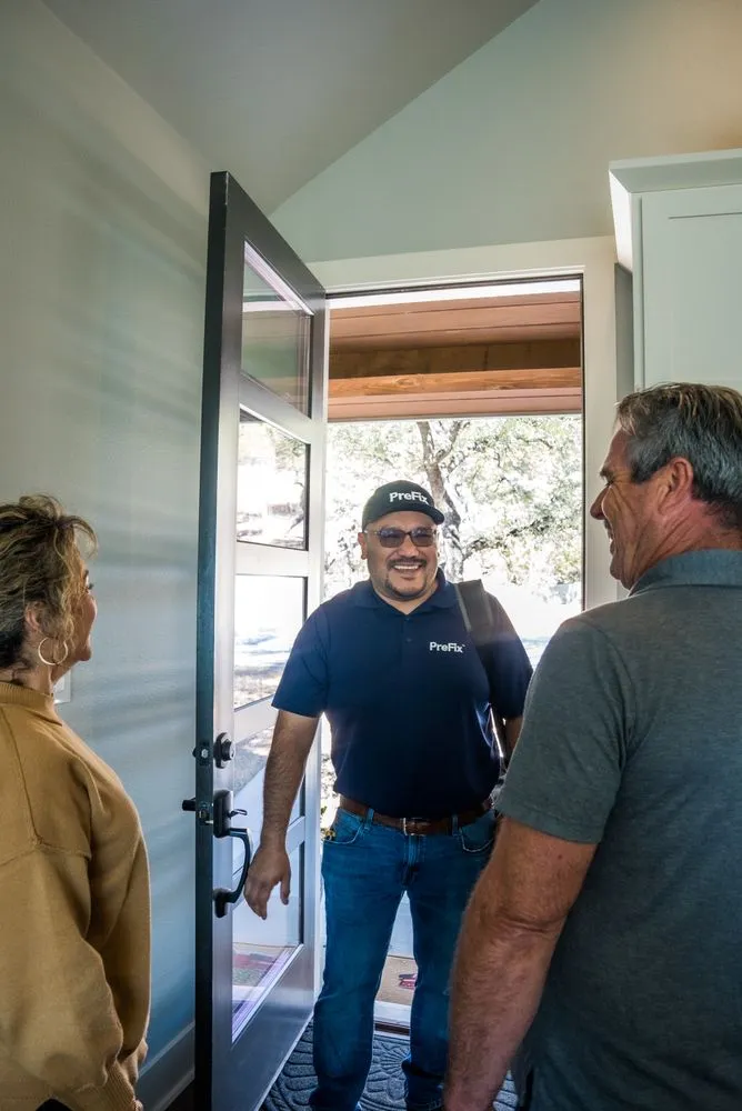 Custom landscape installation in Houston, TX by PreFix