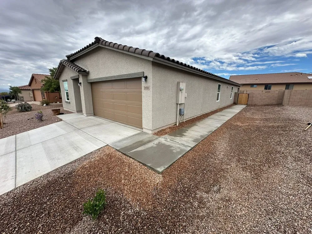 Custom lawn care service in Tucson, AZ by Premier Concrete Services