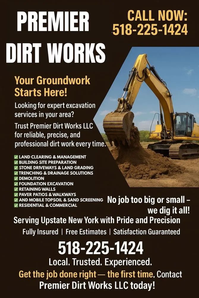 Reliable yard maintenance in Rotterdam, NY - Premier Dirt Works