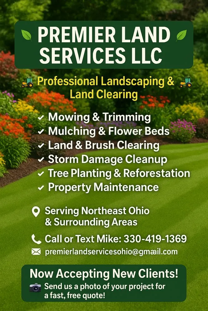 Professional lawn mowing service in Wadsworth, OH - Premier Land Services