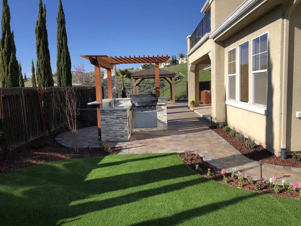 Top-rated outdoor landscaping in Hollister, CA by Premier Landscape