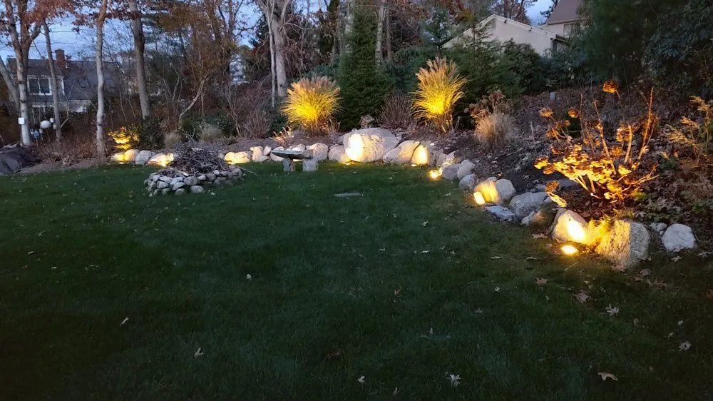 Professional garden landscaping for year-round maintenance across Berlin, MA - Premier Landscape Lighting