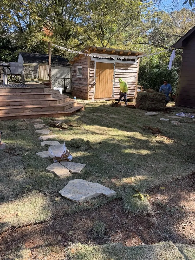 Top-rated residential landscaping in Atlanta, GA by Premier Landscaping