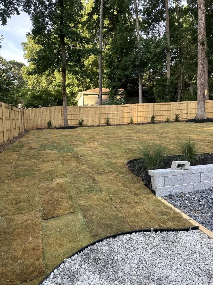 Professional yard cleanup service in Atlanta, GA by Premier Landscaping