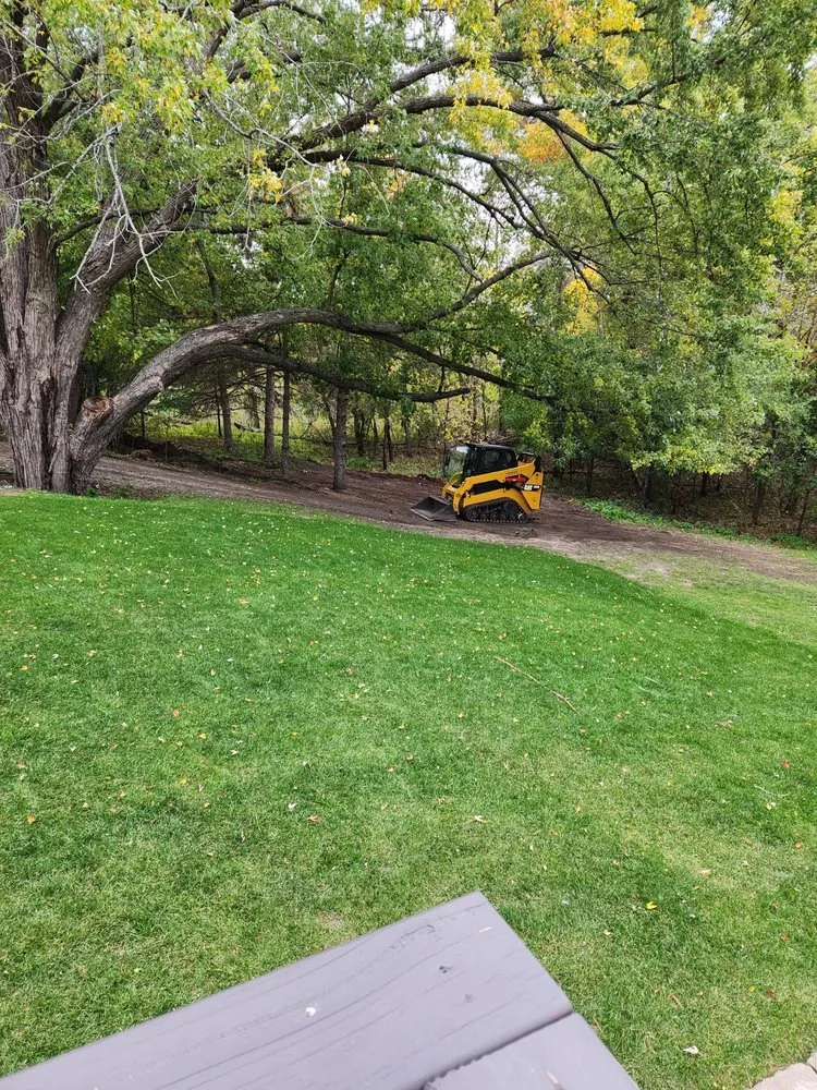 Custom landscape installation for beautiful yards in Andover, MN by Premier Landscaping Services