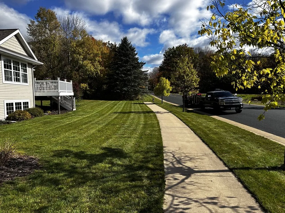 Custom lawn mowing service in Kronenwetter, WI by Premier Lawn & Landscape