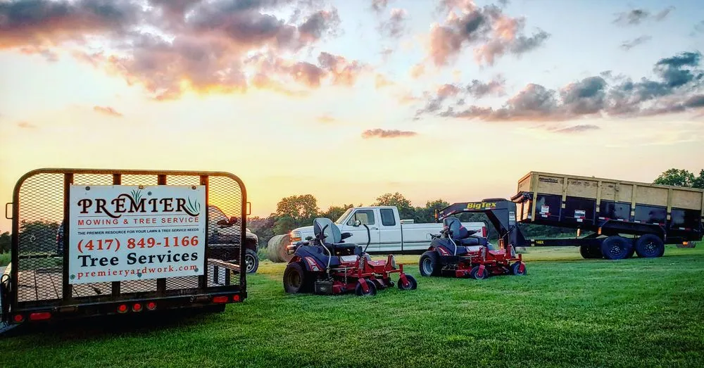 Professional lawn mowing service for year-round maintenance across Ozark, MO - Premier Mowing & Tree Service