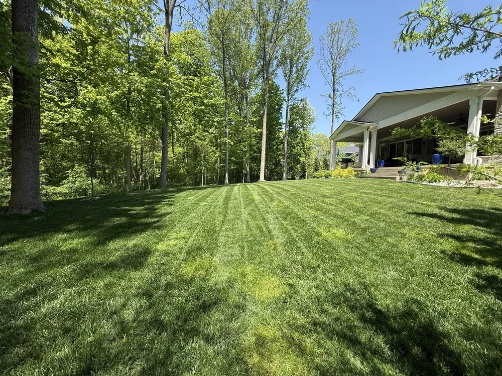 Professional yard cleanup service for outdoor upgrades in Fortville, IN by Premier Outdoor Solutions
