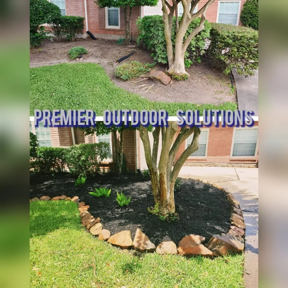 Expert lawn care service for year-round maintenance in Houston, TX by Premier Outdoor Solutions