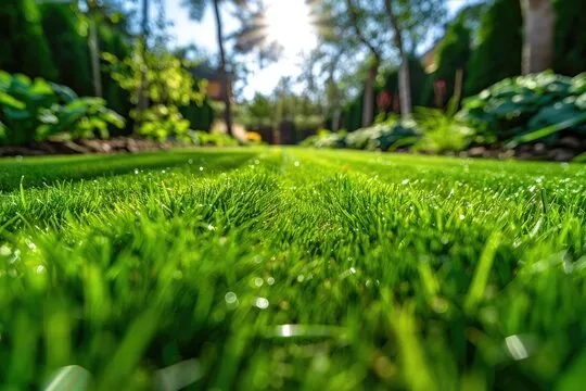 Professional yard maintenance with custom design in Footville, WI by Premier Outdoors