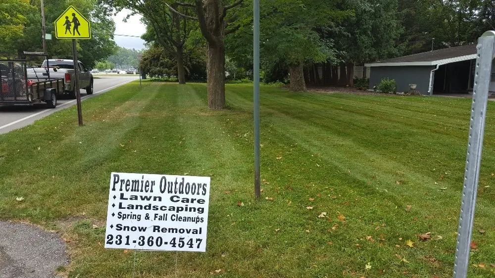 Professional yard maintenance in Traverse City, MI - Premier Outdoors