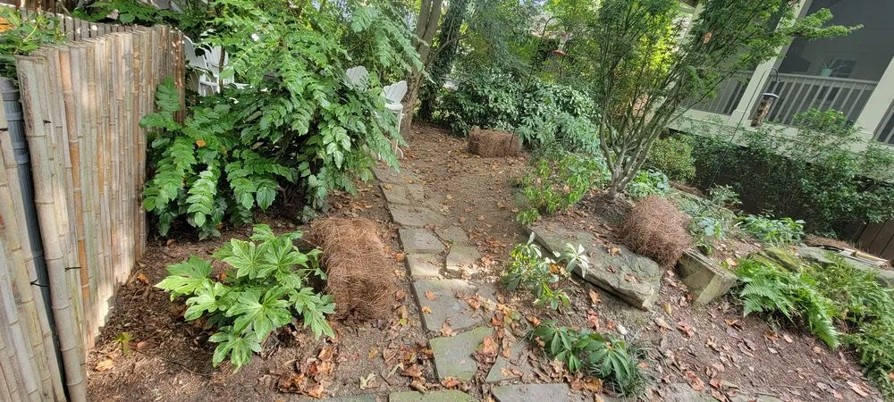 Custom garden landscaping in Atlanta, GA by Premier Rojas Landscapes LLC