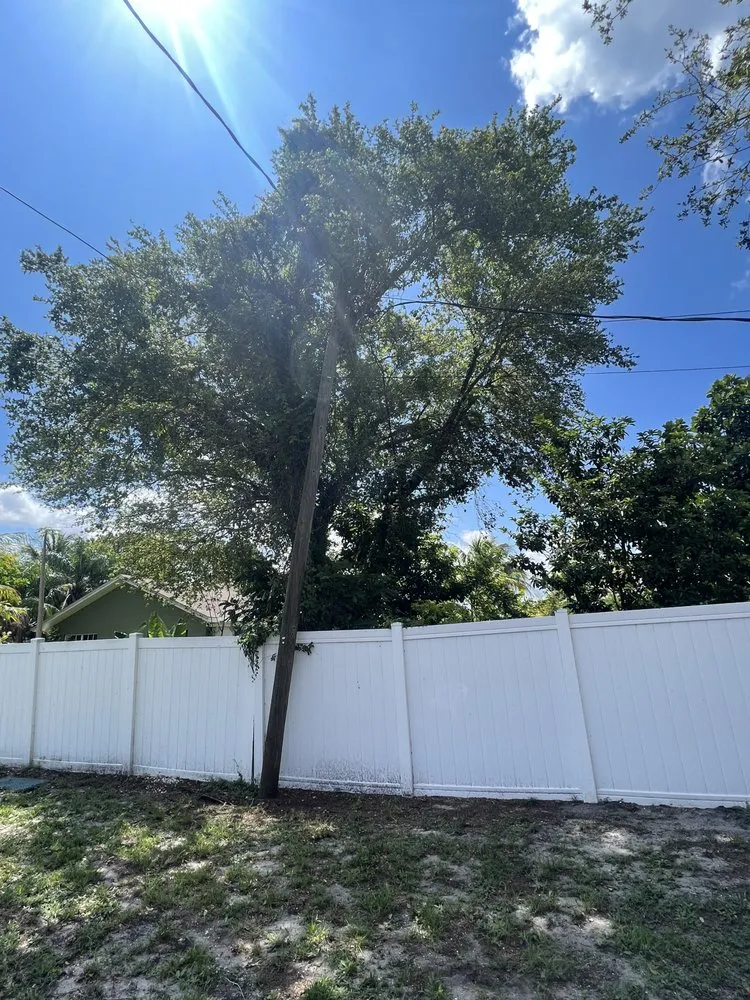 Custom outdoor landscaping with custom design in Fort Pierce, FL by Premier tree and land services