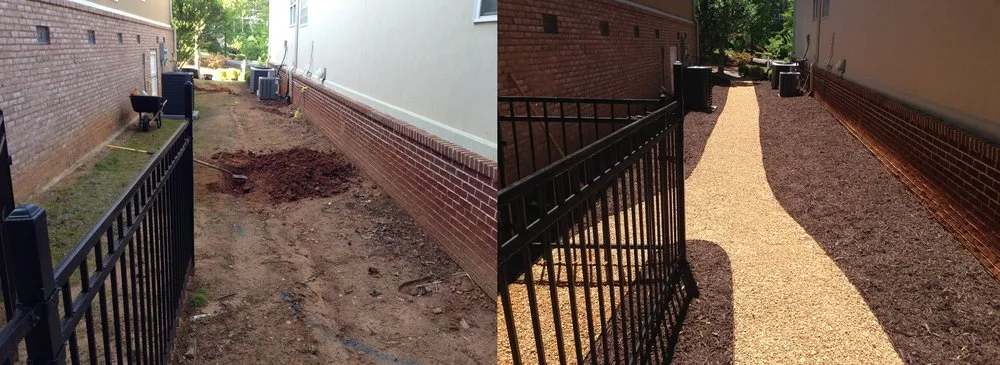 Local landscape installation for homes in Newnan, GA by Premier Turf and Landscapes