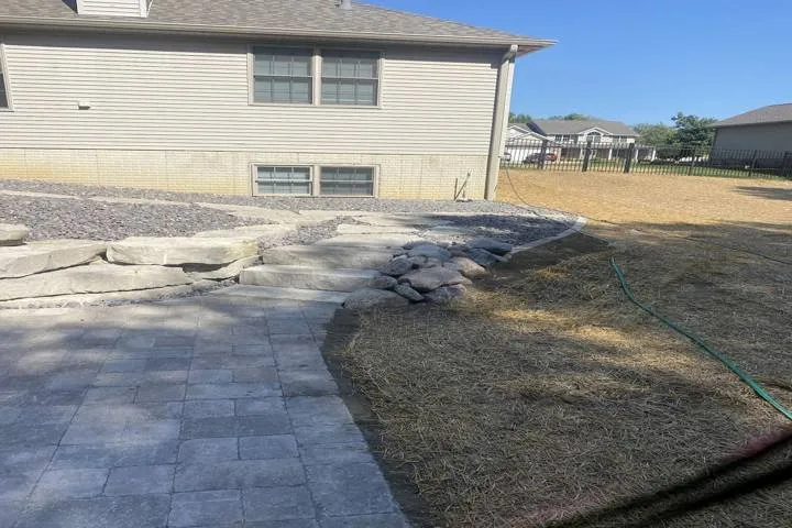 Custom landscape design for homes in Washington, IL by Premier View Landscaping