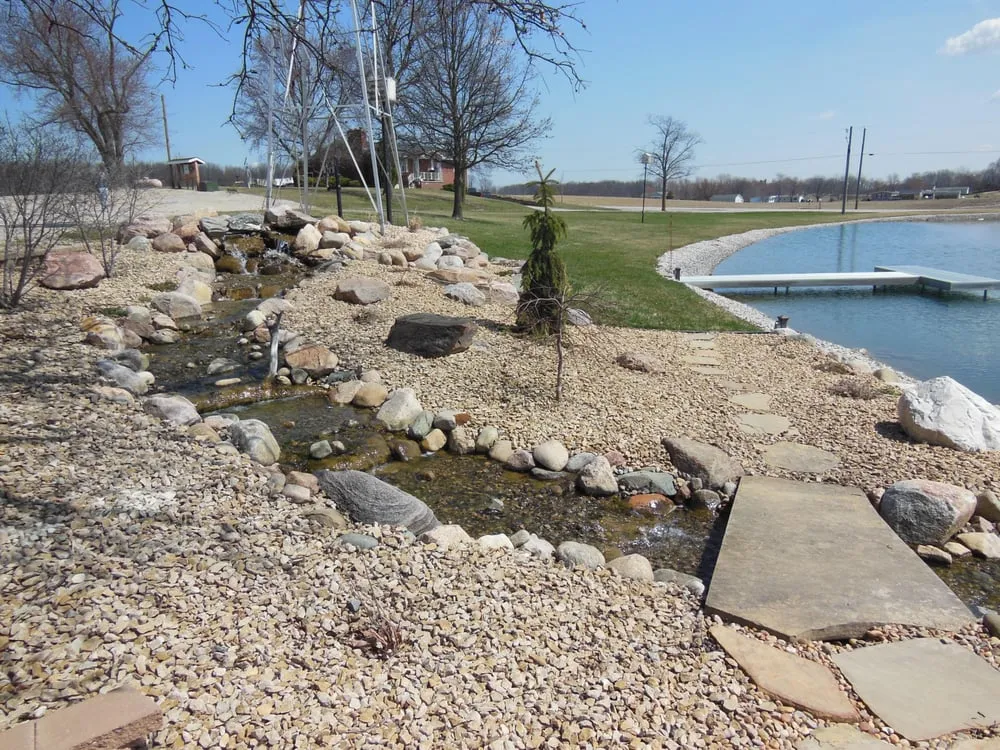 Local landscape design for homes in Middlebury, IN by Premiere Aquascapes