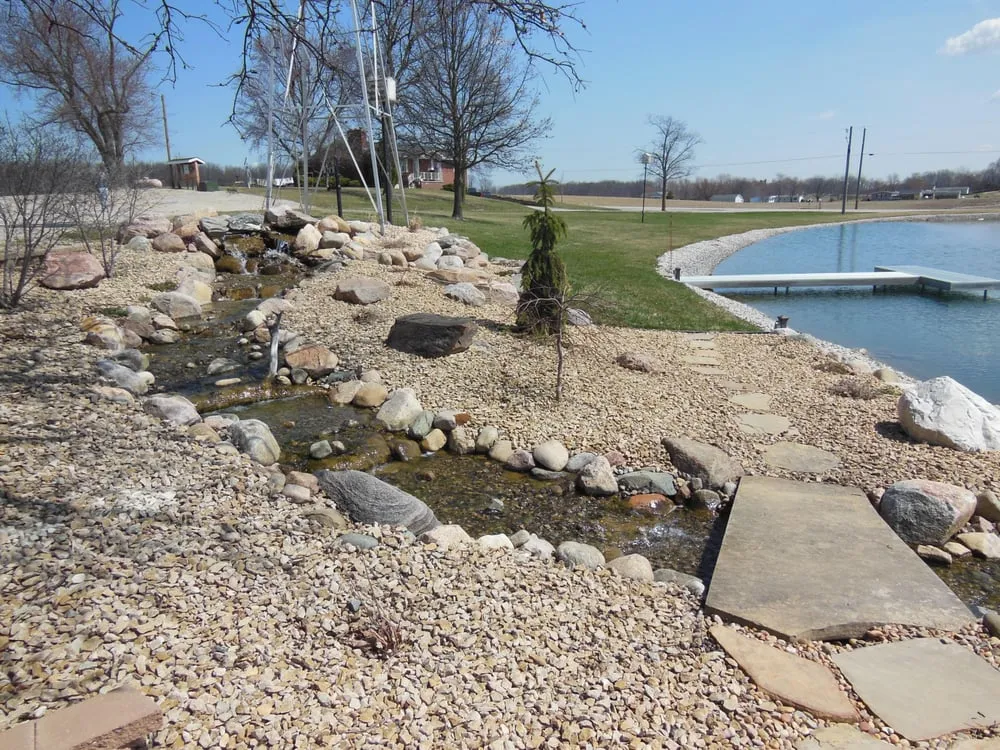 Affordable landscape installation in Middlebury, IN - Premiere Aquascapes