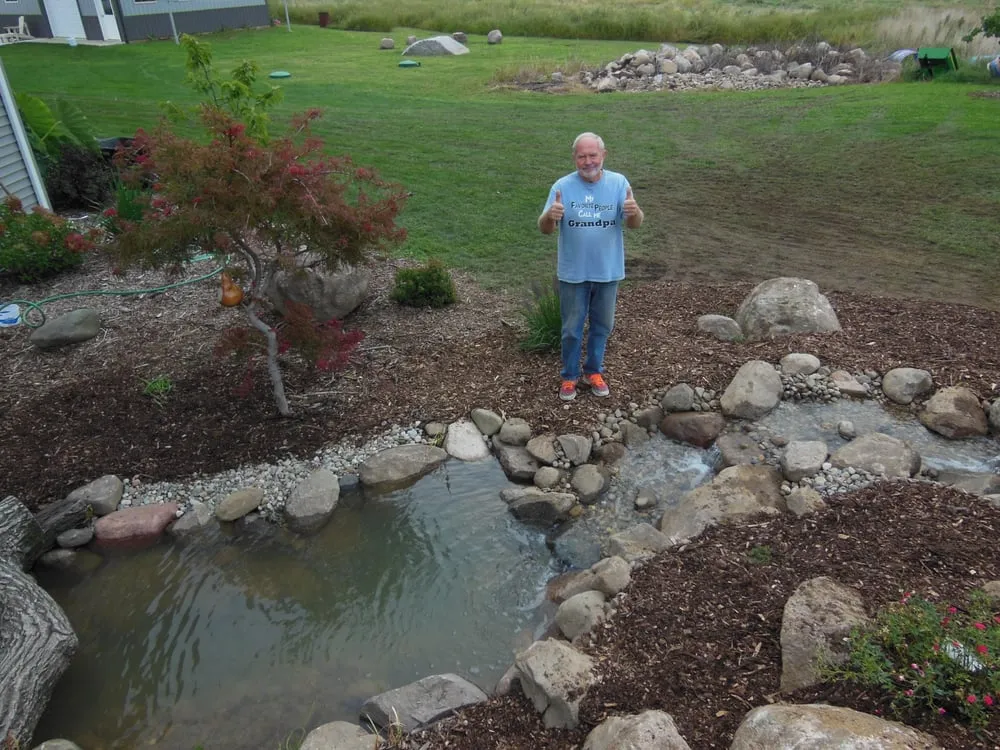 Top-rated landscape installation for residential properties across Middlebury, IN - Premiere Aquascapes