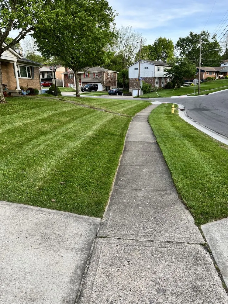 Reliable lawn mowing service for outdoor upgrades in Cincinnati, OH by Premiere Property Service