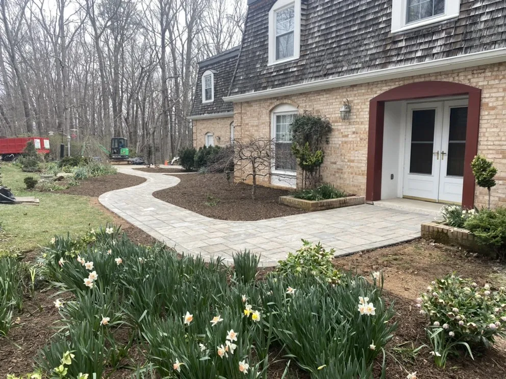 Affordable landscape installation in Manassas, VA by Premium Drainage & Erosion Solutions