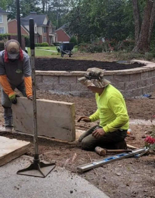 Local landscape installation near you in Atlanta, GA by Premium Green'z Landscape & Design