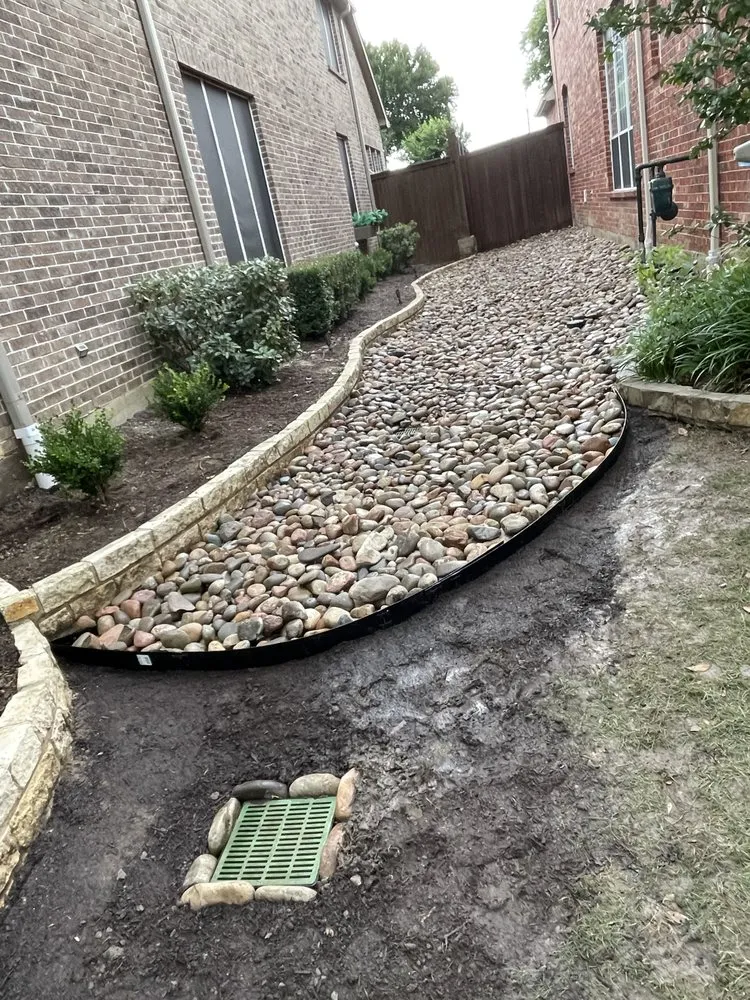 Professional outdoor landscaping in Anna, TX by Premium Irrigation & Drainage