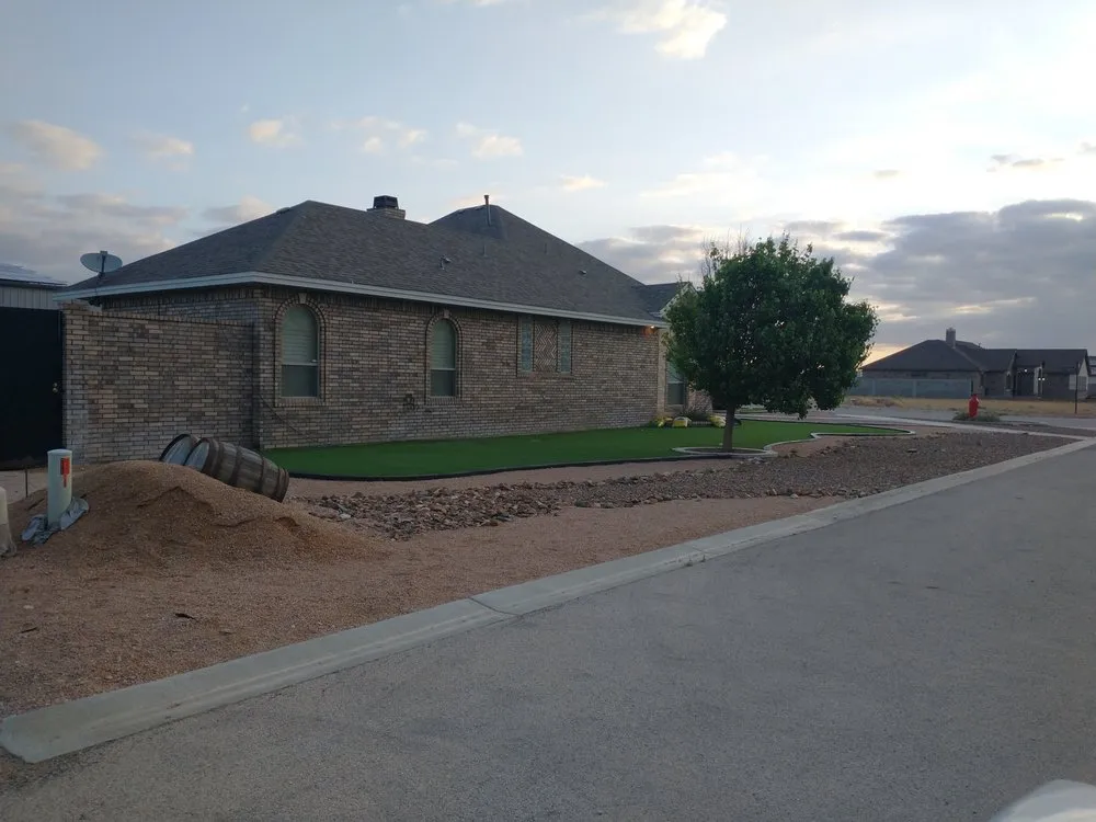 Professional landscape design in Odessa, TX by Premium landscape