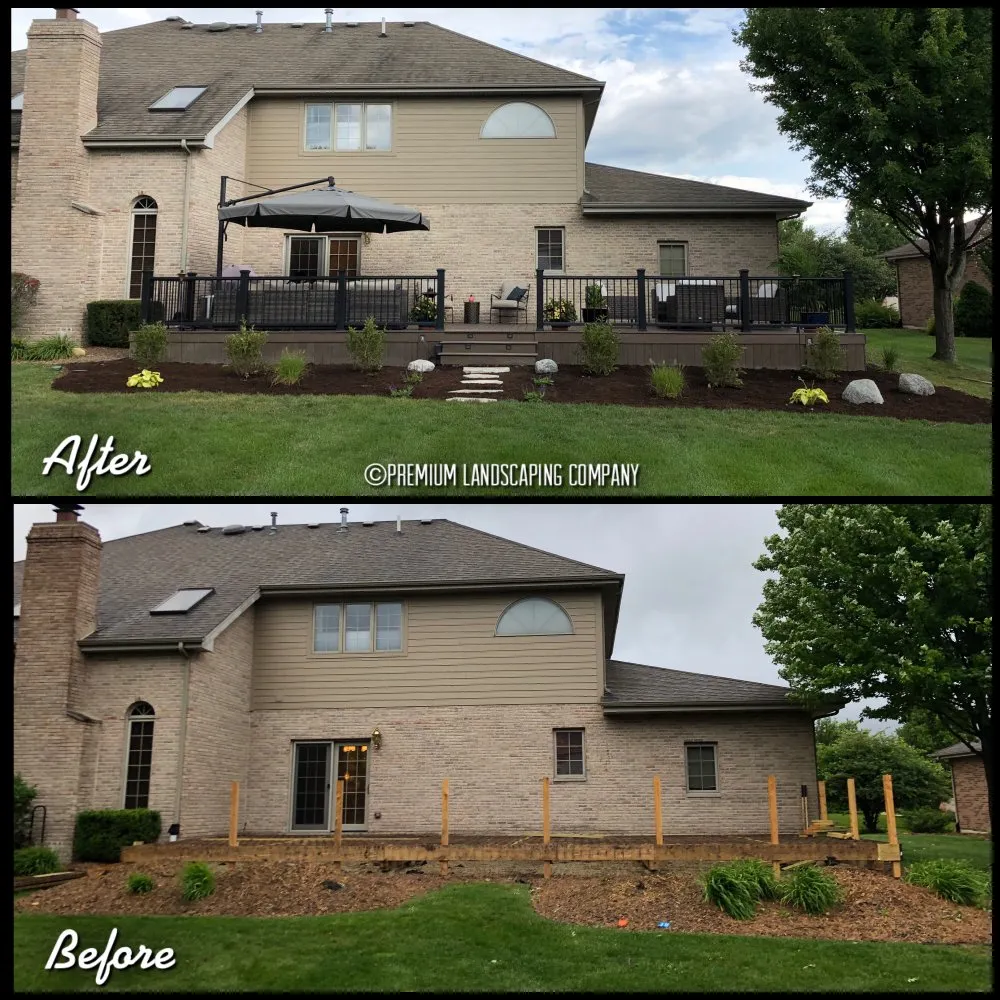 Expert landscape design for residential properties in Oak Forest, IL by Premium Landscaping Company