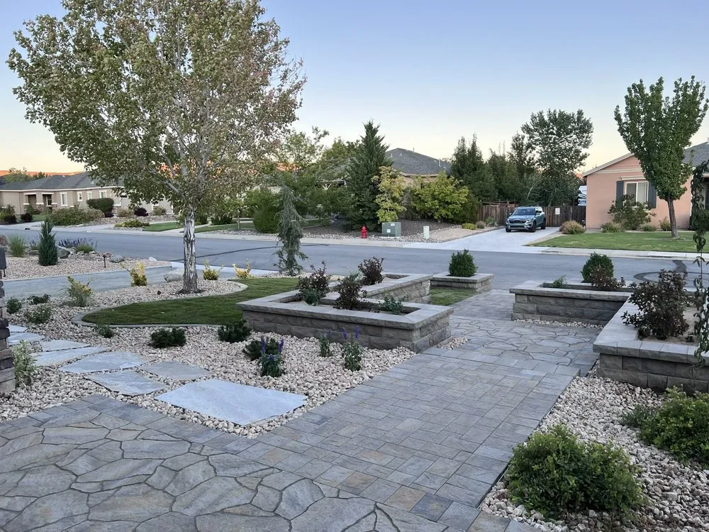 Custom yard cleanup service for outdoor upgrades in Sparks, NV by Premium Lawn & Landscapes