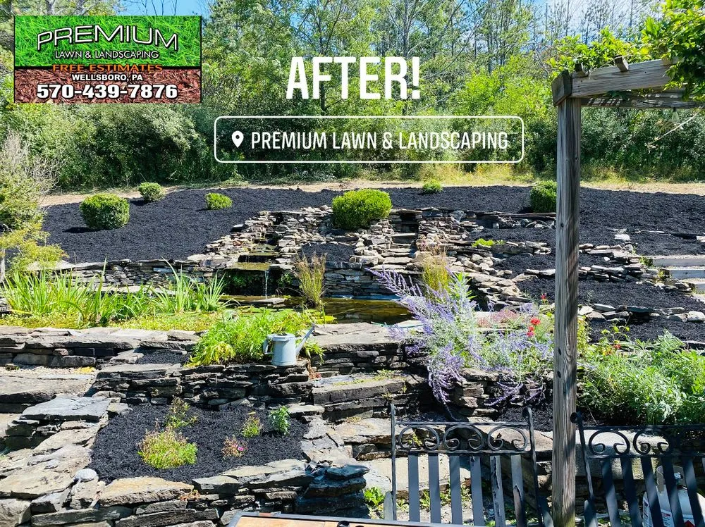 Local landscape design near you in Wellsboro, PA by Premium Lawn & Landscaping