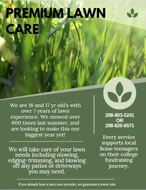 Local landscape installation in Boise, ID by Premium Lawn Care