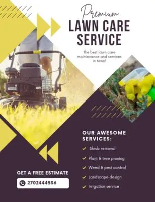Premium Lawn Care Logo